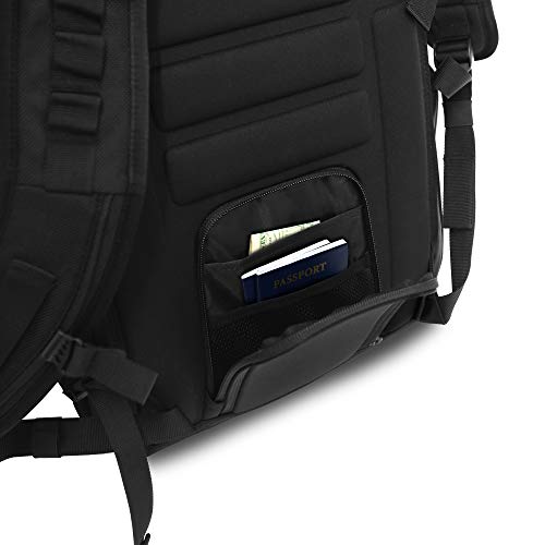 PRVKE Travel and DSLR Camera Backpack with Laptop/Tablet Sleeve - Rugged Photography Bag (21 L, Black)