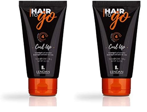 LENDAN - Activador de Rizos - Curl Up Rizos - 150 ml - con Miel y Jalea Real - Rizos Naturales e Hidratados - Controla la Humedad y el Encrespamiento - Protege el Color del Cabello (Paquete de 2)