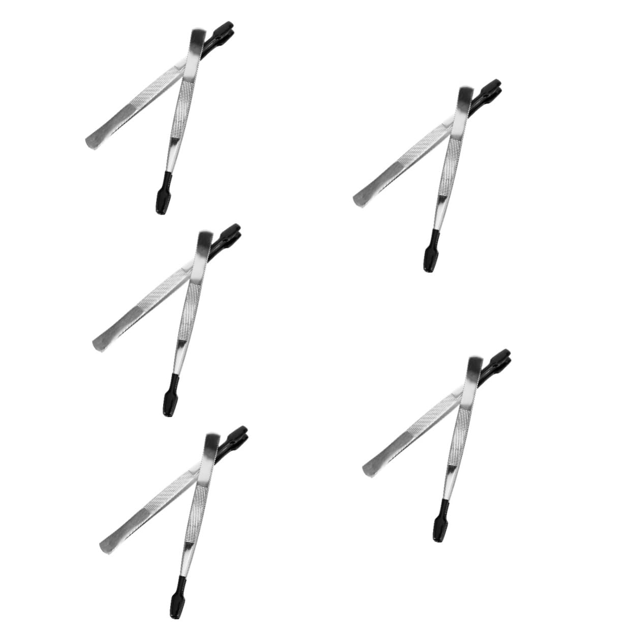 OSALADI 10pezzi Pinzette Inossidabile Per Applicazione Di Falsi Ciglia e Stamps Strumento Versatile Per Hobby e Lavoro Di Precisione Design Ergonomico e Facile Da Trasportare