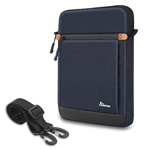 SIMTOP Tablet Tasche 11 Zoll,Tragetasche mit Schultergurt Kompatibel iPad air (3rd, 4th and 5th Generation) 2018-2023 ipad pro 11 Tasche Polyester Blau