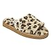 Minnetonka Lolo Cream Leopard Print 5 M
