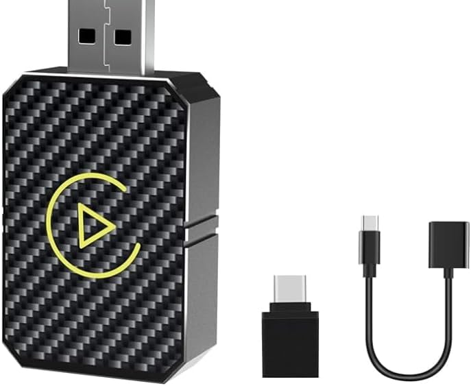Adaptateur CarPlay et Android Auto sans fil 2 en 1
