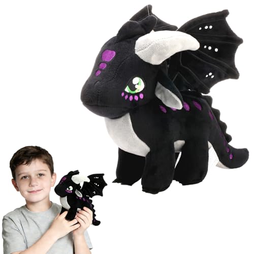 Mejglrc Wings Dragon Plush - Wings Dragon Plush Pillow Toy - Kawaii Pterosaur Plushie - Soft Flying Dragon Hugging Pillow for Kids Boys Girls (Nightw)