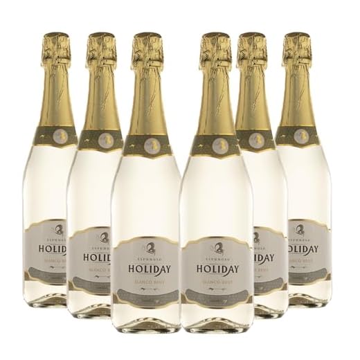 Holiday Caixa De Espumante Branco Brut Espanhol - Cx6 X 750Ml