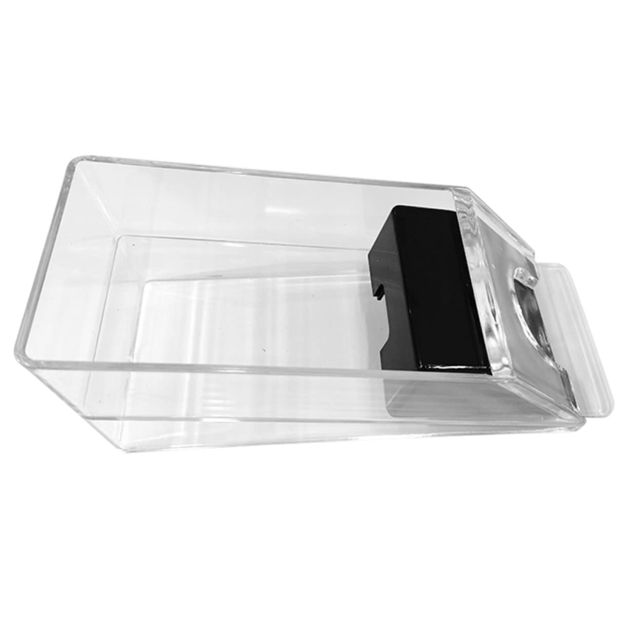 COSMEVIVI Portable Poker Dealing Shoe Waterproof Acrylic Card Dealer Felt Compact Card