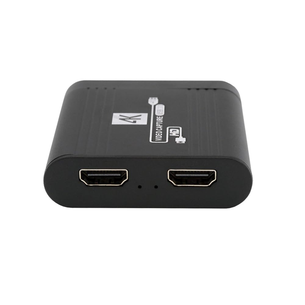 cablecc Tarjeta de captura HDMI 4K 60 fps transmisión de audio y video en vivo, datos USB para cámara, juegos, decodificador, grabación, computadora, DVD