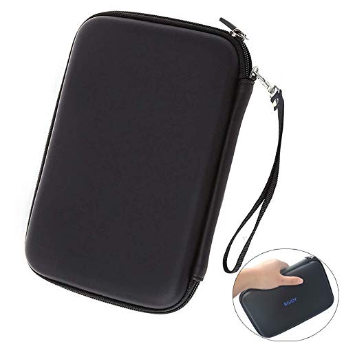 7 inch Hard Shell Carrying Case GPS Bag with USB Cable Car Charger Mesh Pocket GPS Navigation Pouch for 6 - 7 inch Garmin Nuvi Tomtom Magella