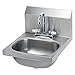 Krowne 16" Wide Hand Sink with Deck Mount Faucet, HS-18