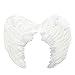 SUKRAGRAHA Angel Feather Wings Christmas Carol Costume Accessory White Small