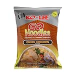 KO-LEE Crunch & Munch Instant Noodles – Onion Chicken Flavour | 3-in-1 Snack, Stir-Fry or Soup | MSG-Free | 85g (Pack of 24)