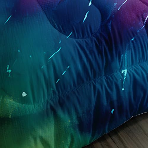 Image of AILONEN Rainbow Tie-Dye Bedding Set Queen Size for Kids Teens Adults,Colorful Spiral Comforter with 2 Pillowcases,3Pcs Boho Psychedelic Quilt Set for All Season