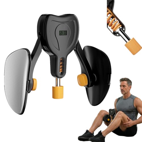 ITSKOO Kegel Trainer Pro for Men 10130lb Adjustable Resistance Pelvic Floor Trainer with 20-Day Plan & Anti-Slip Straps Upgraded Gold Edition Home Workout Equipment