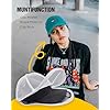 Hat Washer for Baseball Caps, Collapsible Ball Hat Cleaner Cage for Washing Machine & Dishwasher - Ballcap Shaper Protector Holder with Rack Frame for Laundry
