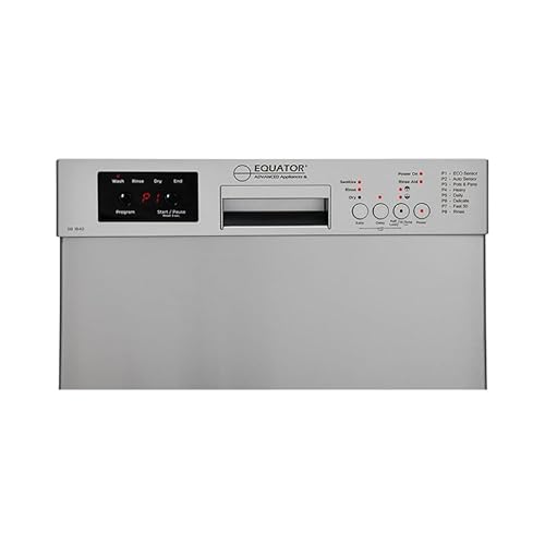Equator Advanced Appliances SB 1840 Equator 18 In Dishwasher 10 Place+Wine Rack 3.4G Quiet 51 Db 110V E-Star Ada In Silver thumb #3