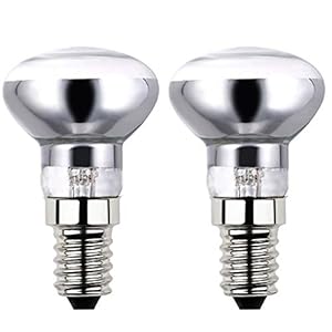 2X R39 E14 25W Lava Lamp Bulbs 240V, Small Edison Screw SES Reflector Spot Lava Lamp Bulbs Dimmable, Sunnylinn SES Warm…