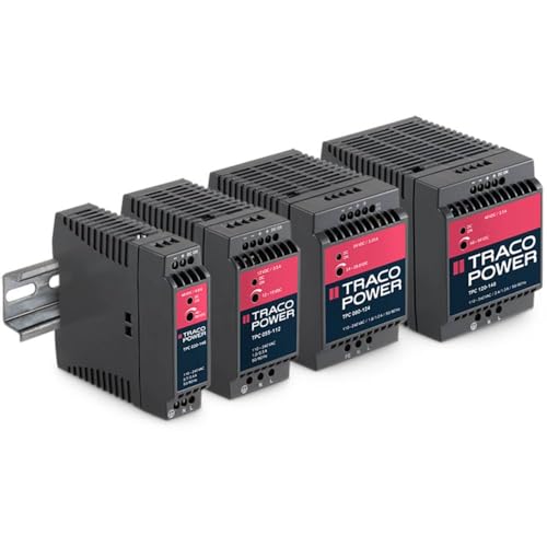 TracoPower TPC 055-124 - Alimentatore di rete DIN Rail, 24 V/DC 2,3 A, 55 W, numero di uscite: 1 x contenuto - Alimentatore