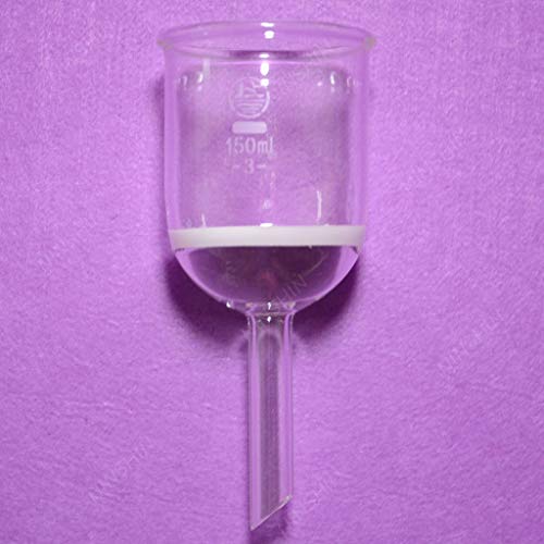 NANSHIN Glass,Buchner Funnel,60ML,Porosity 3#,Glass Funnel,Lab Glassware