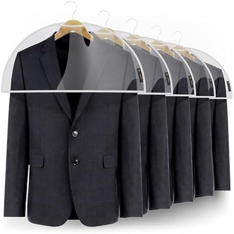 Hangerworld 15 Clear Shoulder Clothes Covers Cover