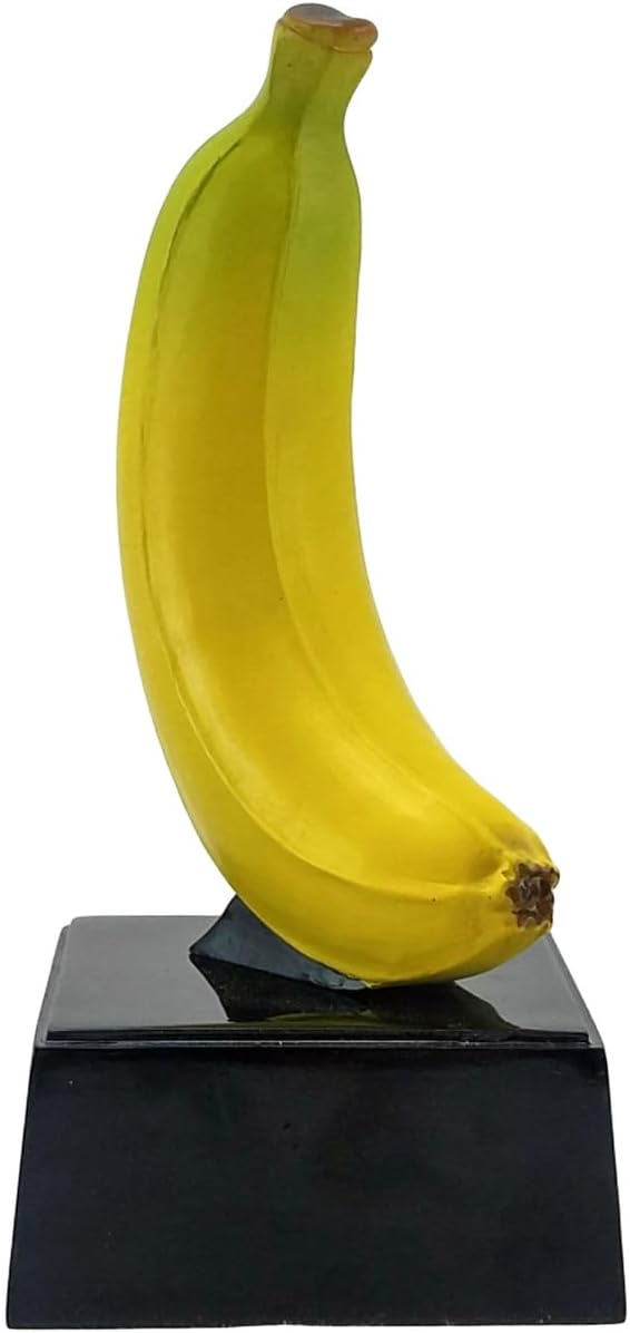 Decade Awards Banana Trophy – Celebrate the Top Banana Award – Great Engraved Recognition for Everyone - Custom Engraved Plate on Request (7 Inch)