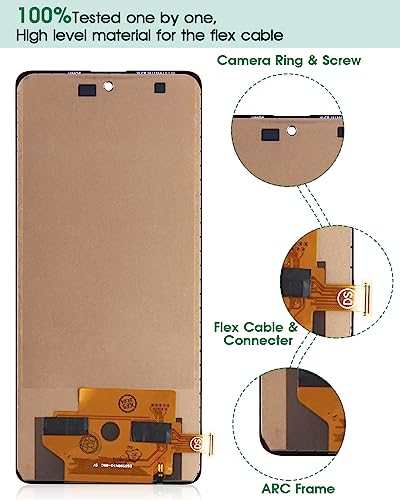 Screen Replacement for Samsung Galaxy Note 10 Lite LCD Screen for SM-N770F SM-N770F/DS LCD Display SM-N770F/DSM Touch Digitizer Assembly Repair Parts(Incell)