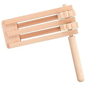 goki 61891 – Doppelratsche aus Holz – Fanartikel zum Anfeuern