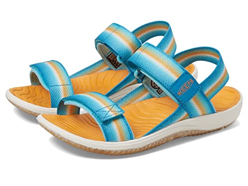 Image of KEEN Unisex-Child Elle Backstrap Casual Platform Open Toe Sandals
