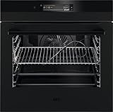 AEG 8000 AssistedCooking Einbaubackofen / WLAN-fähig / Pyrolytische Selbstreinigung / Matt Black