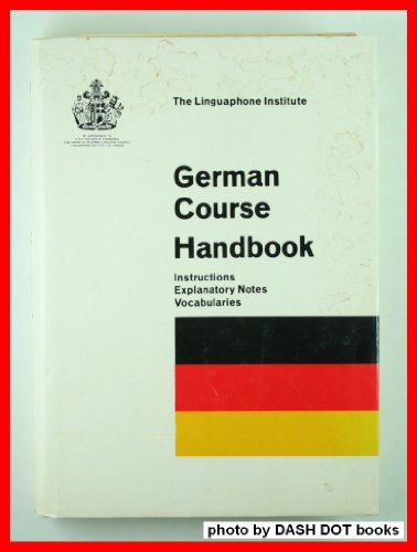 GERMAN COURSE HANDBOOK B000RY13PA Book Cover