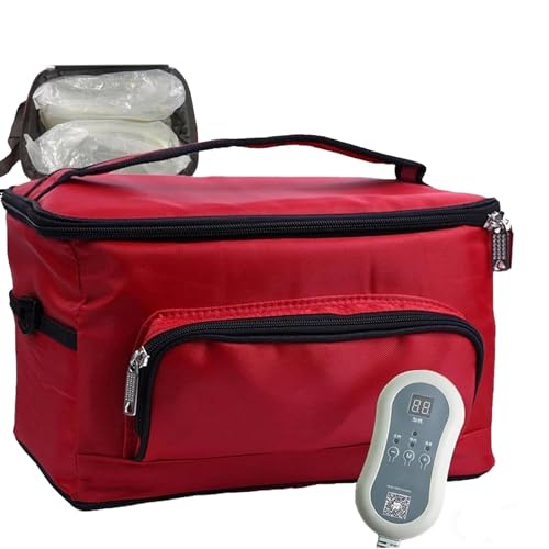 Bolsa calentadora de líquido de diálisis peritoneal portátil, calefacción ajustable de 36 a 45 ℃ para el hogar, coche, viajes y cuidado de diálisis al aire libre (5 L)