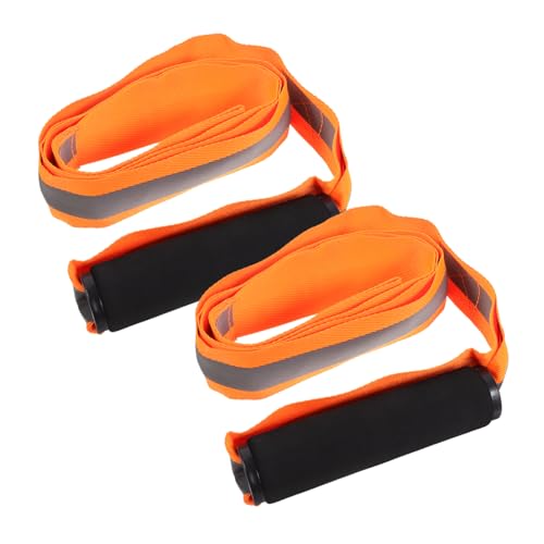 Abaodam 2Pcs Reflective Deer Drag Strap Durable Nylon Hunting Rope for Non Slip Design Lightweight Compact Outdoor Hunting Gear