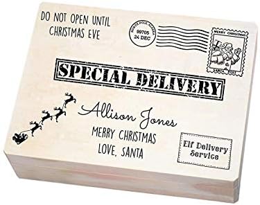 Personalized Christmas Eve Box - Wooden Christmas Eve Box - Engraved Christmas Eve Box - Xmas Eve Box - Xmas Boxes - Christmas Boxes for Children