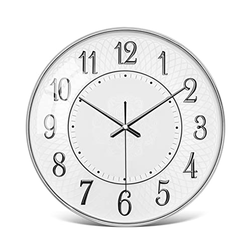 Horloge murale créatif muette pour salon fashion et moderne