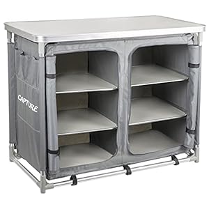 CAPTURE Outdoor, Meuble de Camping Pliable Joshua C6, idéal pour Le Camping, Les Pique-niques, Les fêtes, …