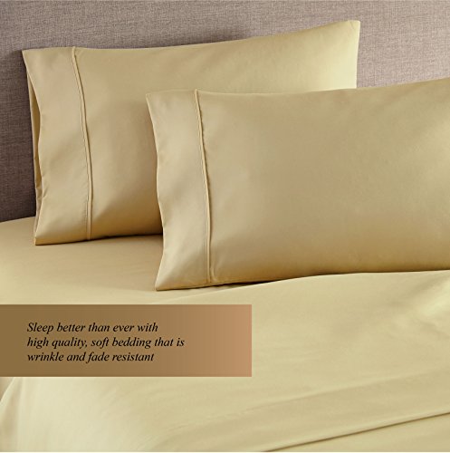 image for HC COLLECTION 1500 Thread Count Egyptian Quality 2pc Set of Pillow Cas