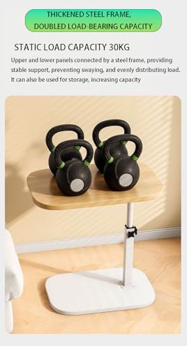 Table d'appoint pivotante : la solution moderne pour travailler sur le canapé