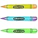 Rhode Island Novelty 44" Crayon Inflatables | Assorted Colors | One Dozen