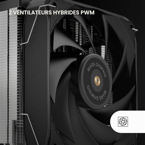 Mars Gaming MCPU XU9 Processeur Refroidisseur d'air 12 cm 1 pièce Neuf - vue 10