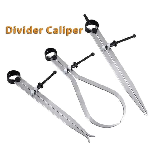 Calibrador mecánico 8 pulgadas CAARLA set 3 piezas miniatura 6