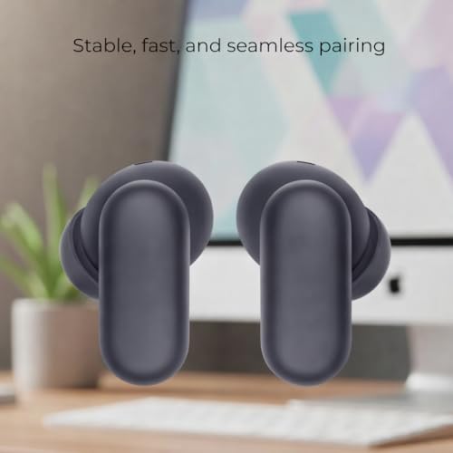 Image of QQLIKE Buds 2R Bluetooth Wireless Earbuds Compatible with Vivo, OnePlus,Black (AS-2R)