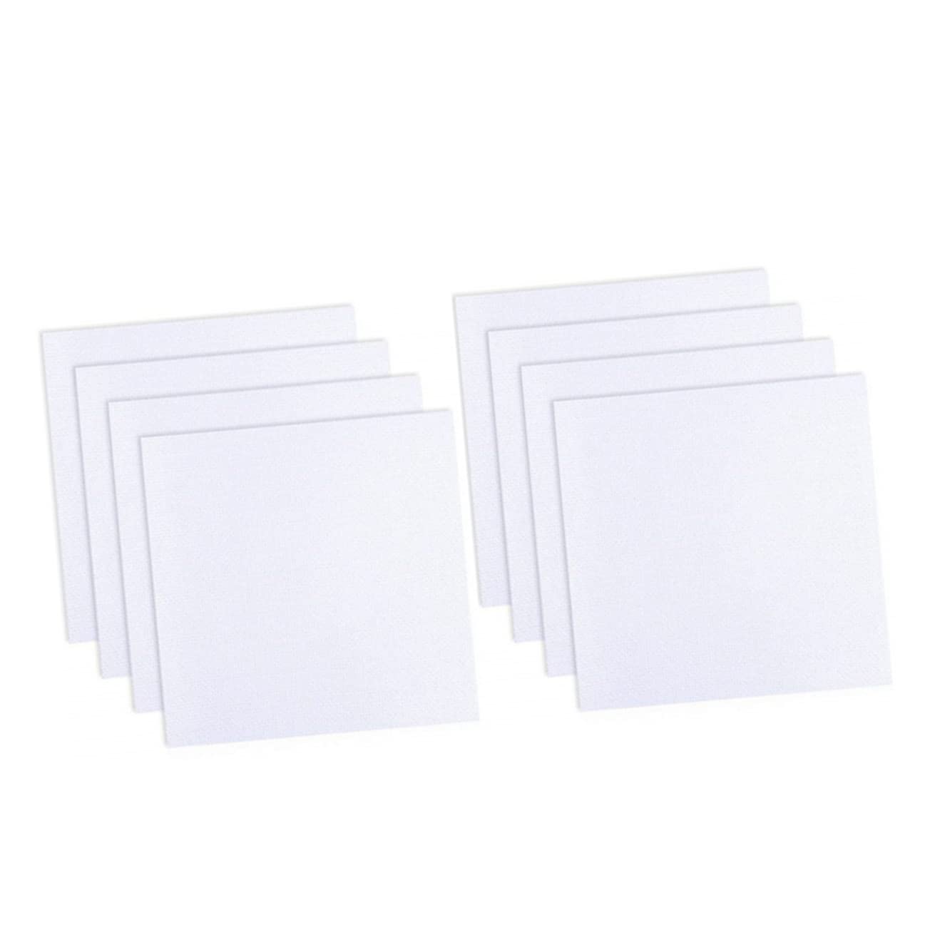 VILLCASE Embroidery Fabric Cotton 10pcs White Embroidery Fabric 11ct Counted Cross-Stitch Cloth for DIY