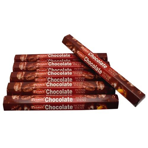 Sharvgun Tridev Chocolate Incense Stick Home Fragrance Agarbatti Pack Of 6, 20G Each (Total 120 Grams) #TOP12