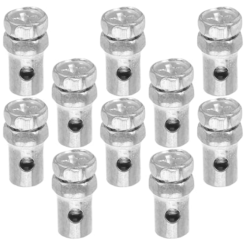 SHINEOFI 10Pcs Mini Motorcycle Brake Cable Stops Pins, Unive