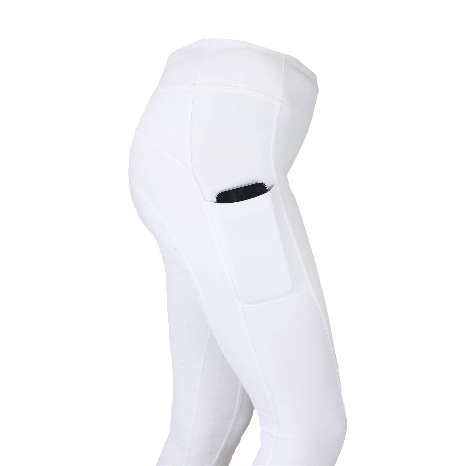 Mallas térmicas de equitación de invierno para niños, con ribete de silicona, pantalones de equitación Tabea