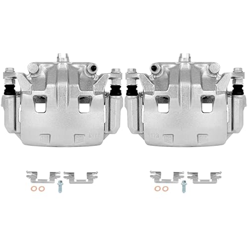 SCITOO 19B3123A 19B3122A Front Left & Right Disc Brake Calipers Assembly w/Bracket For Nissan For Frontier/For Pathfinder/For Xterra,For Suzuki For Equator