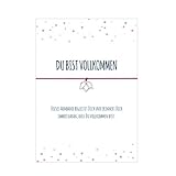 Kraft - Armband DU BIST VOLLKOMMEN mit Lotusblüten Anhänger versilbert - sehr individuelles Geschenk für jemanden, der Ihnen am Herzen liegt.