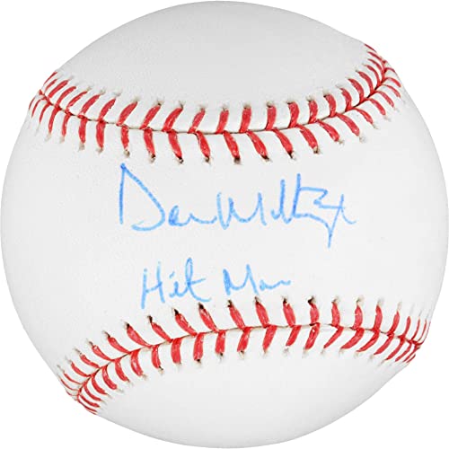 Don Mattingly Autographed Baseball with 'Hitman' Inscription - Autographed Baseballs