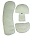 TemBe Pregnancy Pillow for Pregnant Women, Hight Quality, Soft Maternity Body Pillow with Detachable and Adjustable Pillow Cover Support for Belly, Back, Legs, and Hips