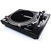 Reloop Professional Belt Drive Turntable System RP-1000-MK2, Black