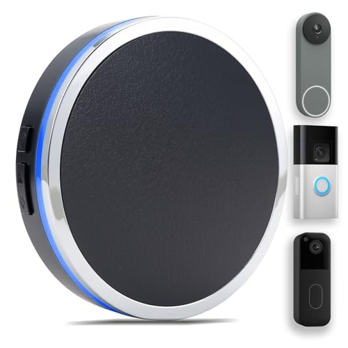 Smart Wireless Doorbell Chime for Blink, Google Nest, Ring Doorbell | 32 Ringtones, 5 Volume Levels, No Distance Limit, No Wiring, Easy Setup