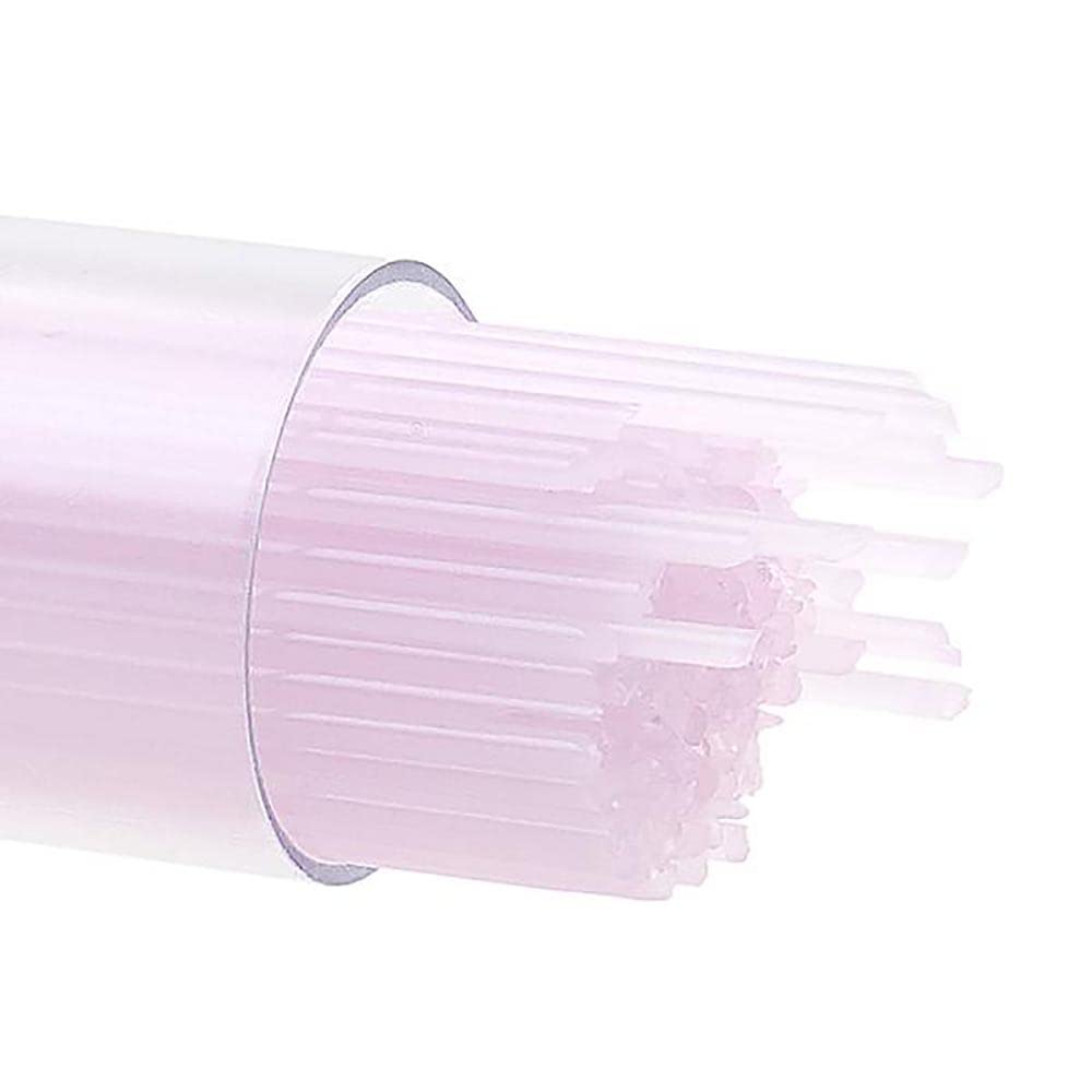 Petal Pink Bullseye Glass Stringers 90 COE 1MM